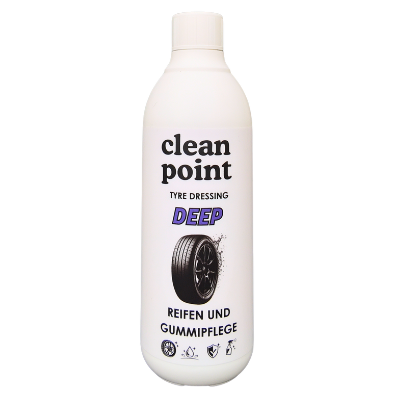 Clean Point Deep Reifen und Gummipflege 500 ml Nachfüllflasche