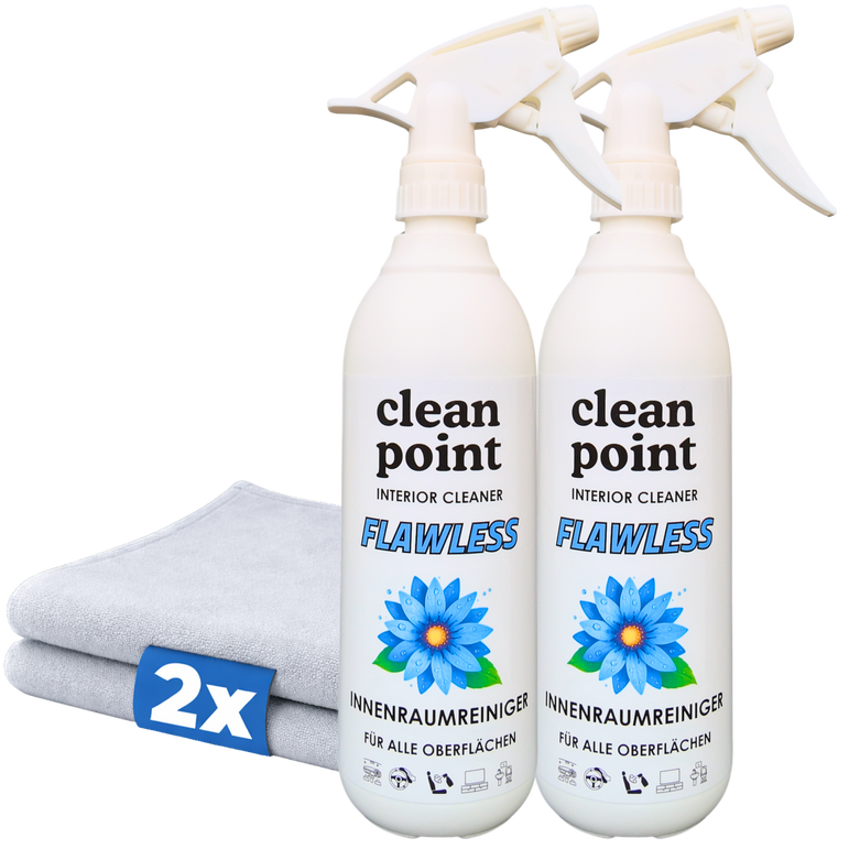 Clean Point Flawless Innenraumreiniger Spar Set Plus
