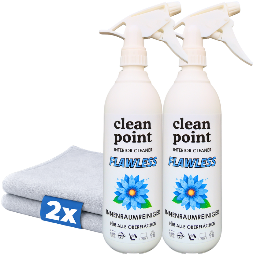 Clean Point Flawless Innenraumreiniger Spar Set Plus