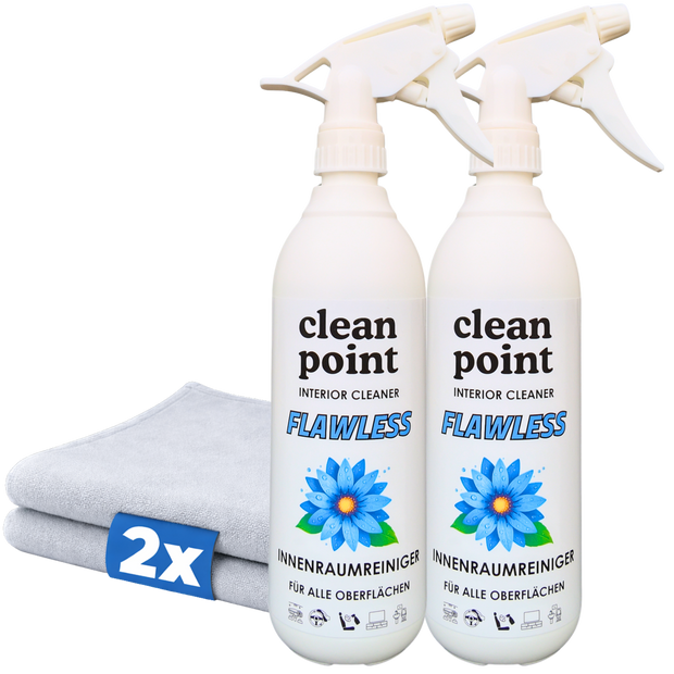 Clean Point Flawless Innenraumreiniger Spar Set Plus