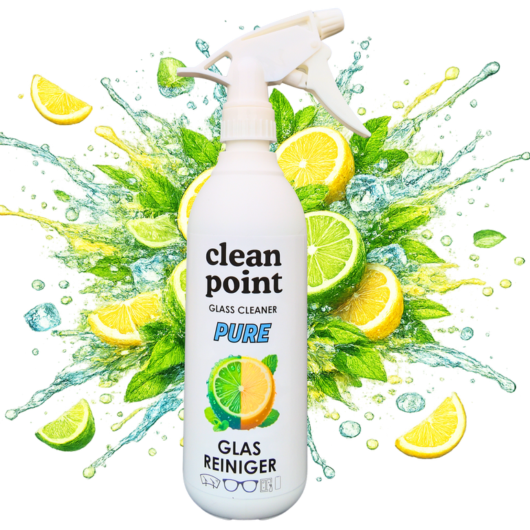 Clean Point Pure Glasreiniger 500 ml mit Lime Duft