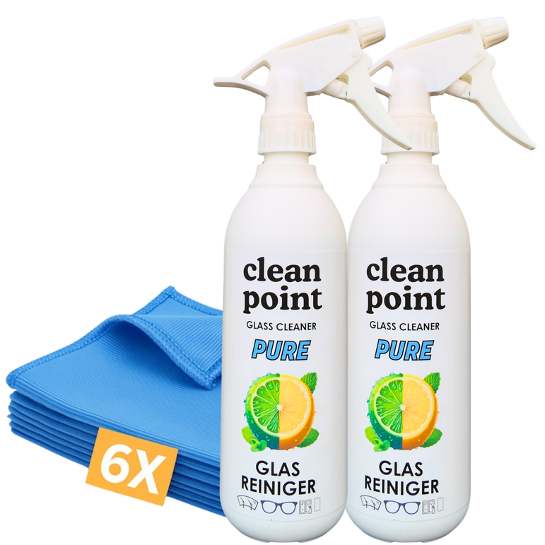 Clean Point Pure Glasreiniger Spar Set Plus