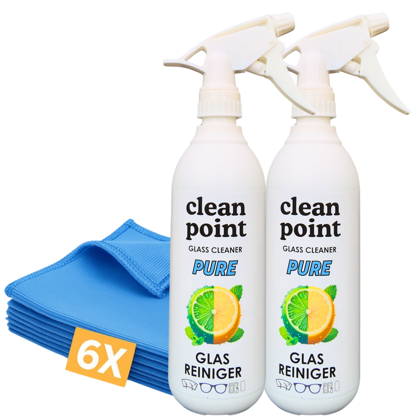 Clean Point Pure Glasreiniger Spar Set Plus