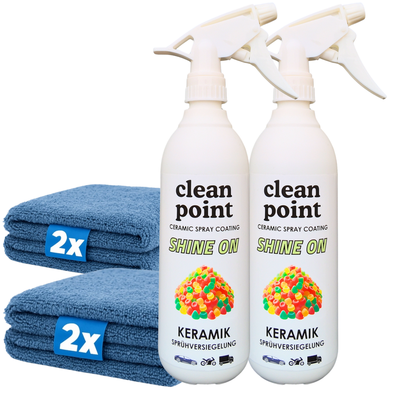 Clean Point Shine On Keramik Sprühversiegelung Spar Set Plus
