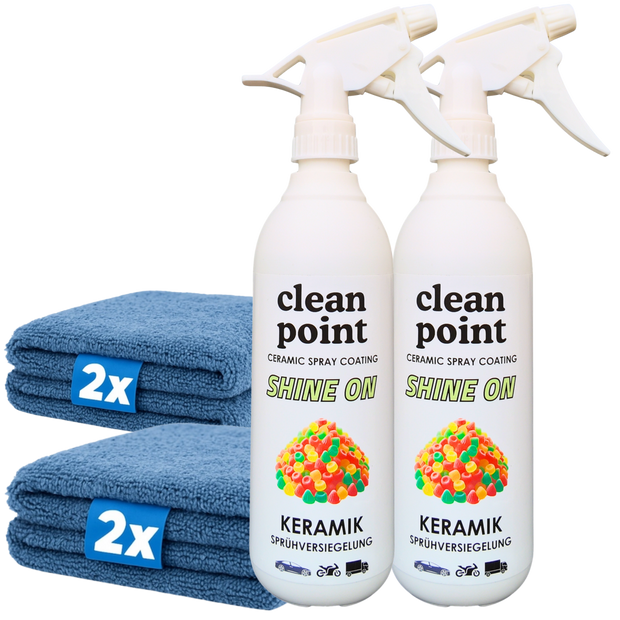 Clean Point Shine On Keramik Sprühversiegelung Spar Set Plus